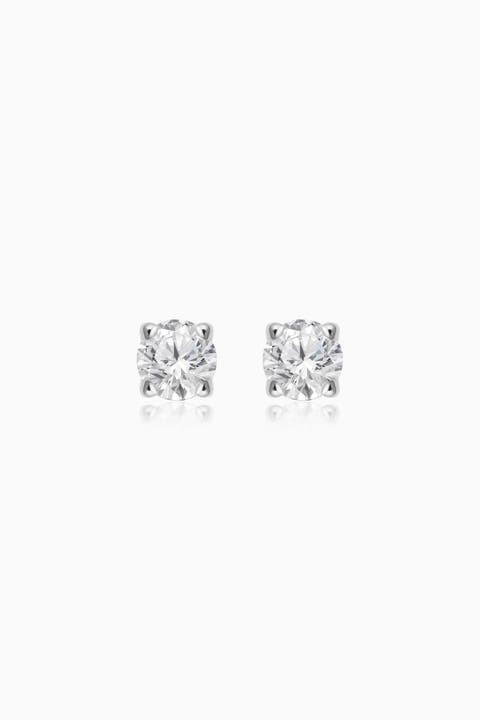 14K Yellow Gold Shine Bright Diamond Mini Studs