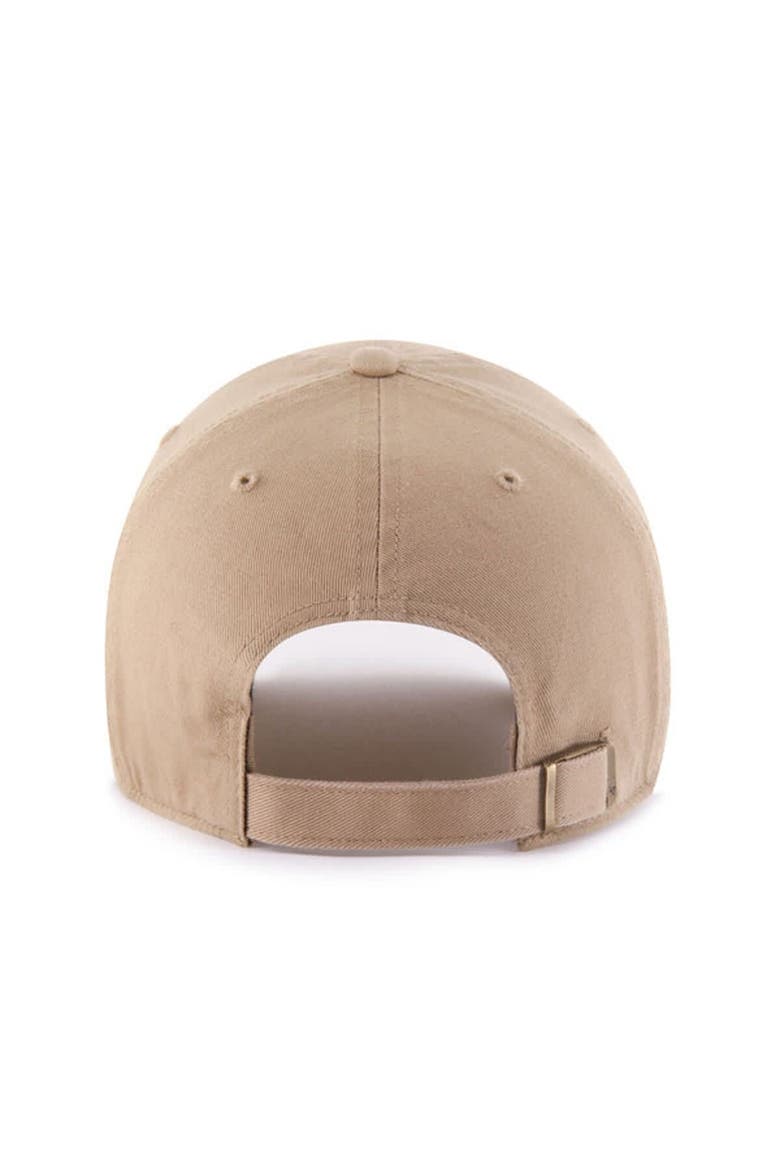 Men's '47 Khaki South Carolina Gamecocks Vault Clean Up Adjustable Hat, Alternate, color, Khaki