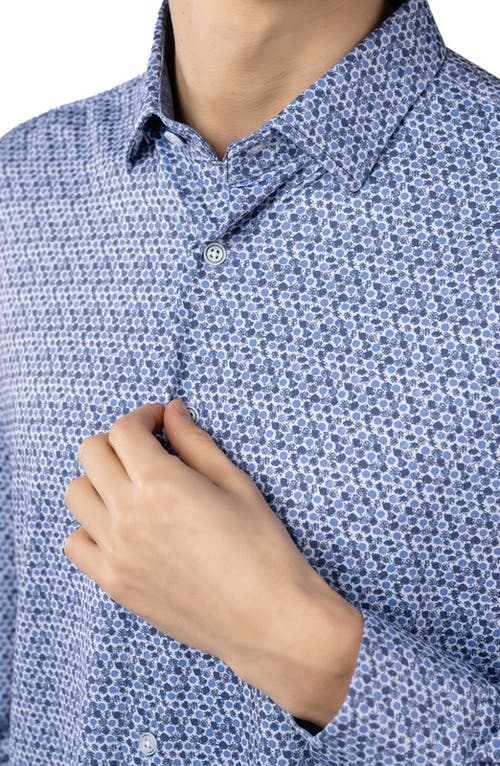 Luchiano Visconti Circular Shirt Long Sleeve In Multi