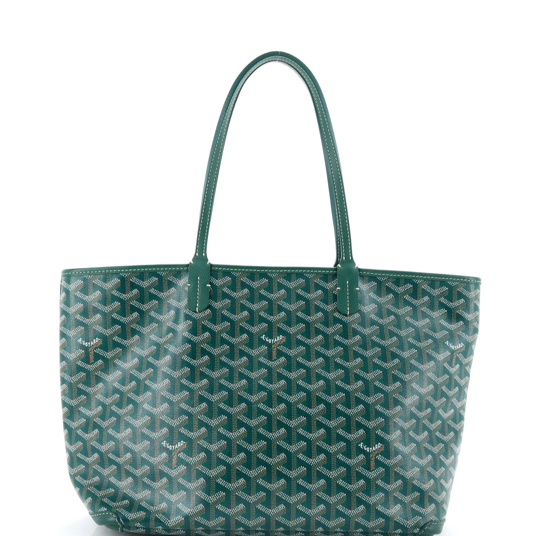 Pre-Owned Goyard Artois Tote Coated Canvas PM, Main, color, Green