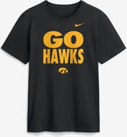 Nike Men's Nike Black Iowa Hawkeyes 2026 Sideline Dri-FIT Slogan T-Shirt