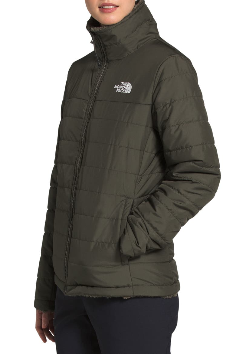 Mossbud Insulated Water Repellent Reversible Jacket, Alternate, color, NEW TAUPE GREEN