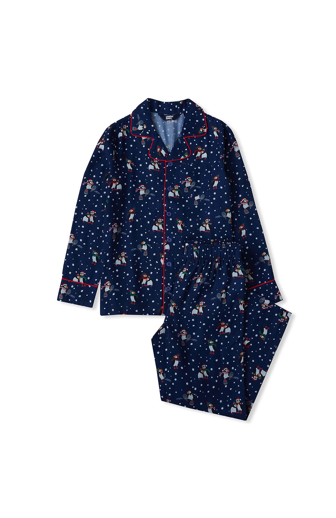Winter Puffins/Liberty Blue