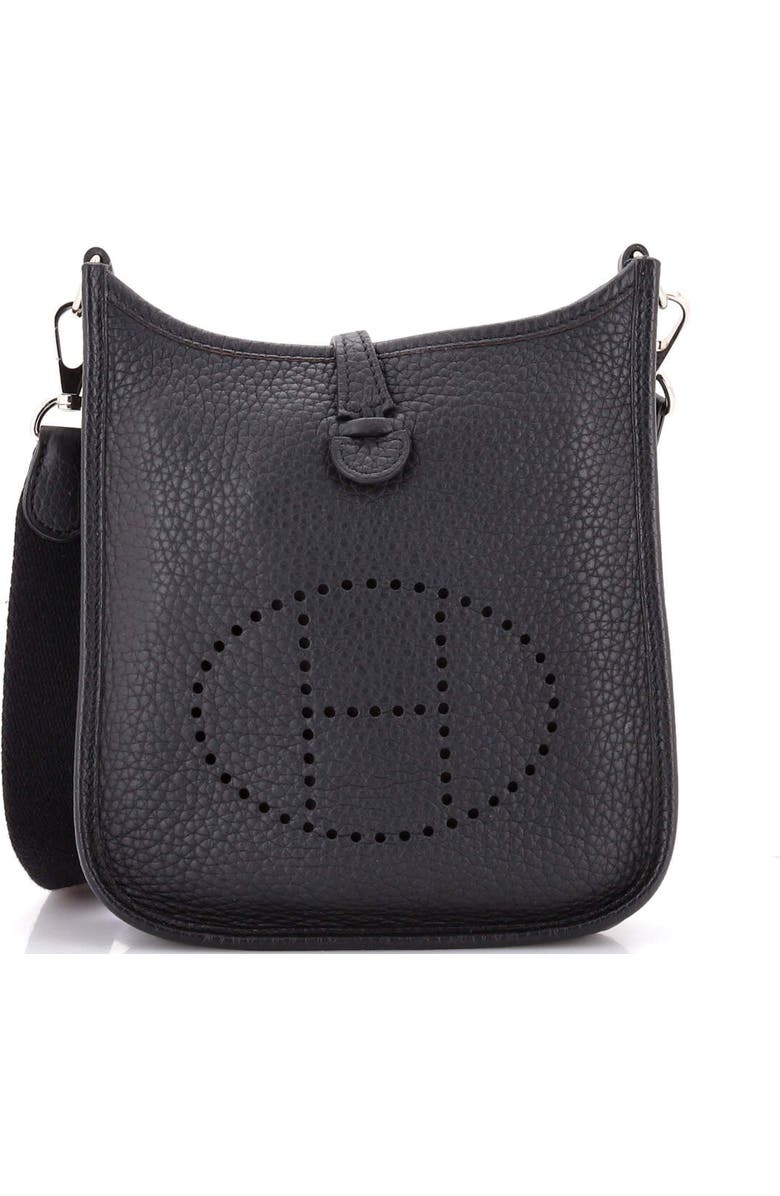Pre-Owned Hermes Evelyne Bag Gen III Clemence TPM, Main, color, Noir
