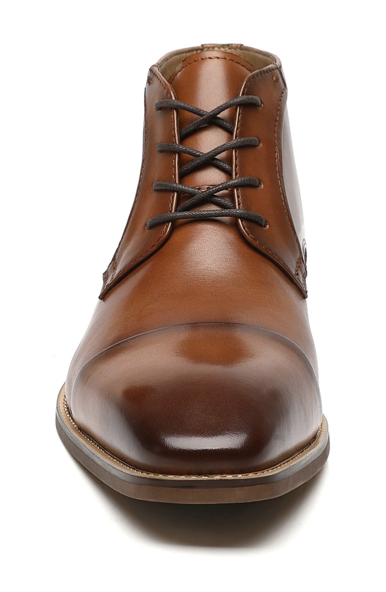 Across II Cap Toe Chukka Boot, Alternate, color, COGNAC