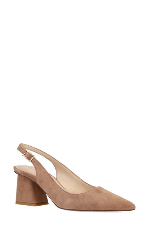 Florin Slingback Pointed Toe Pump (Women)