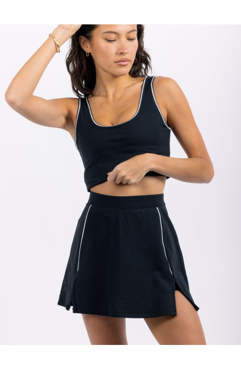 Fore-té Club Attire Lola Athletic Skirt, Main, color, Black