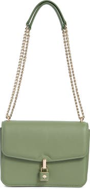 Kate Spade New York locket small grain leather shoulder bag