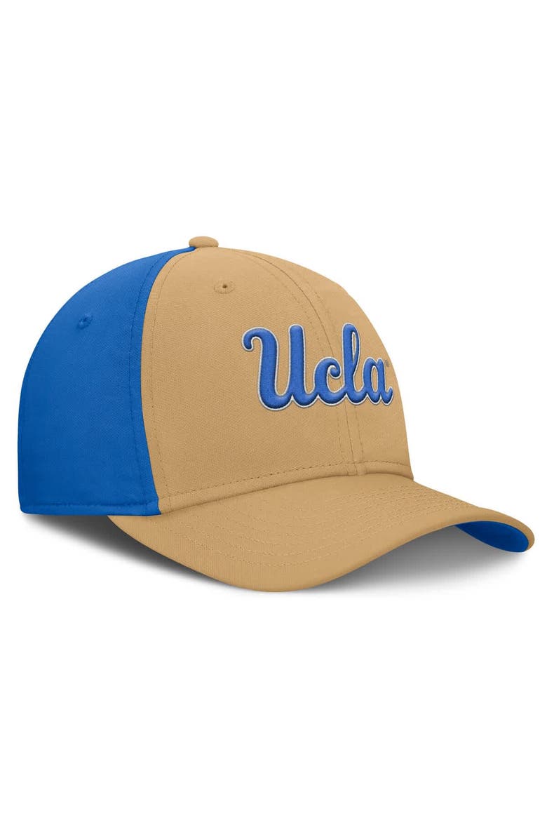 Jordan Brand Men's Jordan Brand Gold/Blue UCLA Bruins 2025 Sideline Rise Local Performance Flex Hat, Alternate, color, Gold