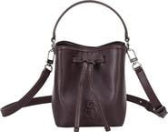 BOSS Anett Small Faux Leather Drawstring Bag