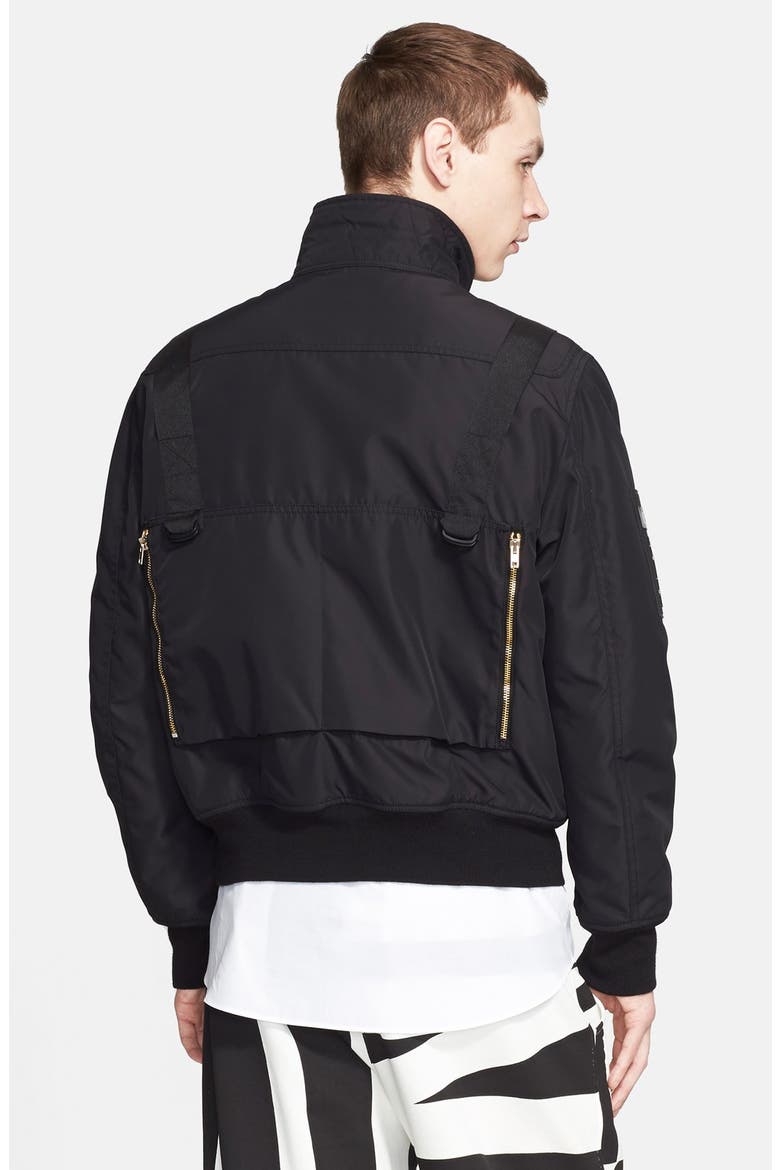 Bomber Jacket, Alternate, color, BLACK