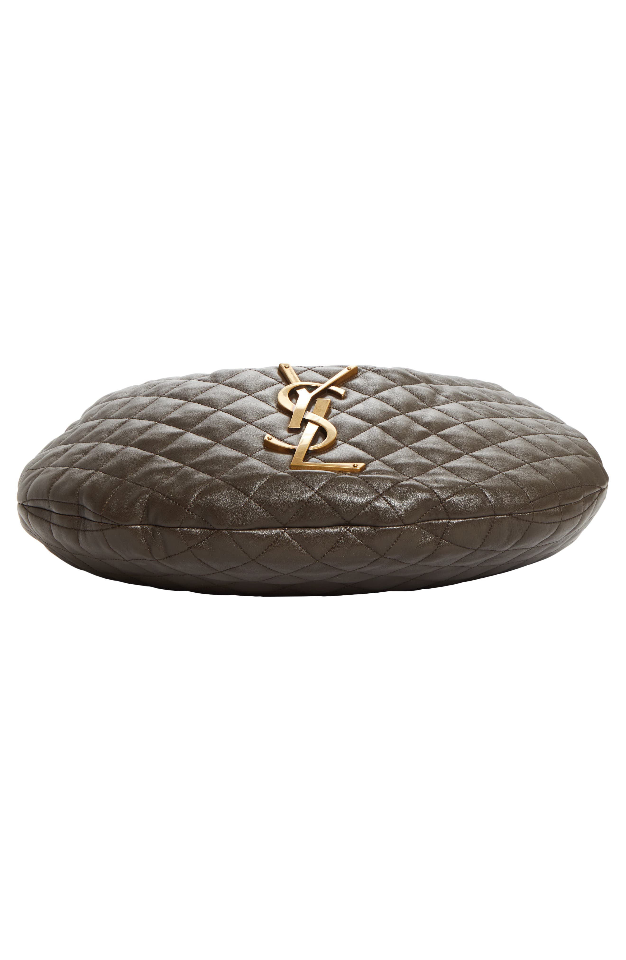 Icare Quilted Leather Hobo Bag, Alternate, color, LIGHT MUSK