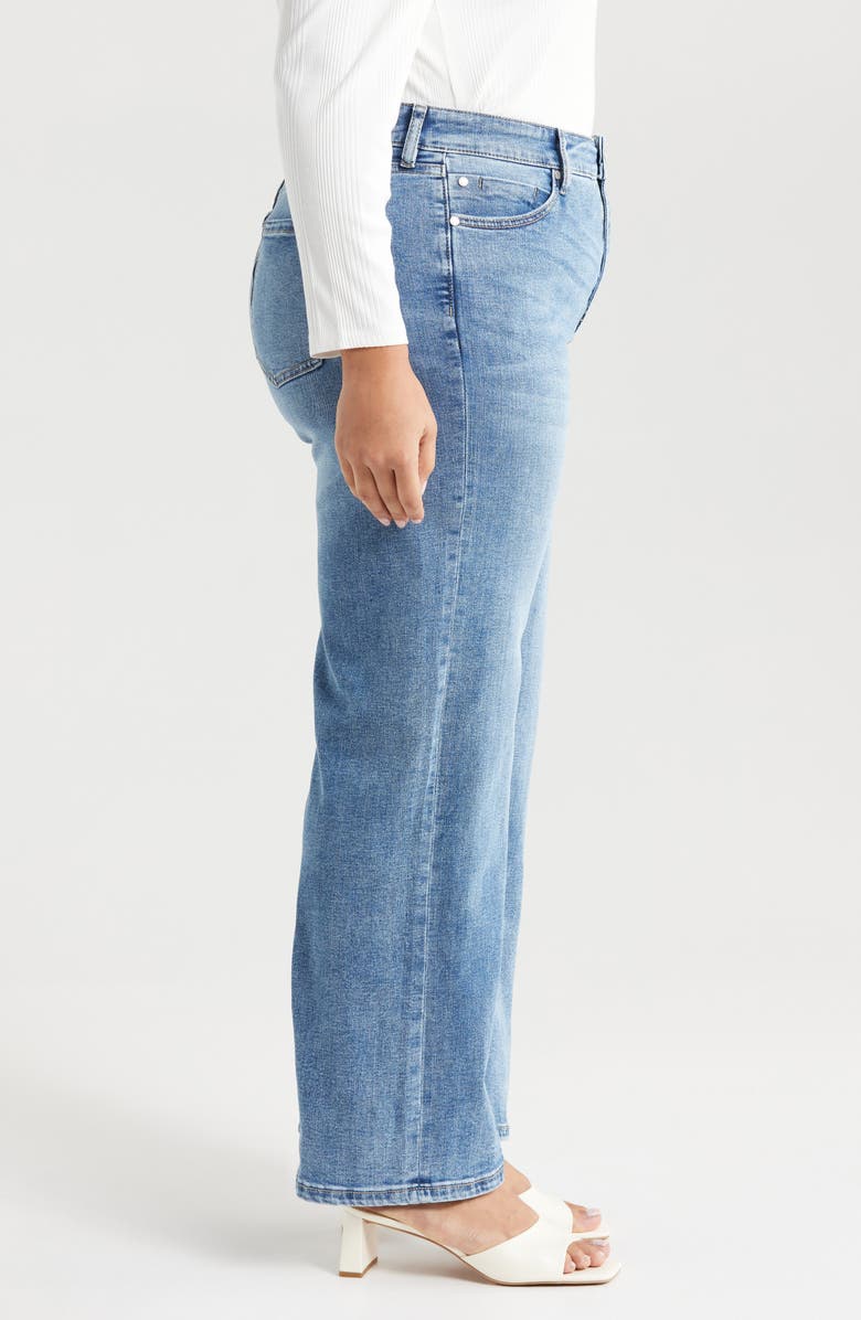 Liverpool Los Angeles Stride High Waist Wide Leg Jeans, Alternate, color, Carbon Canyon