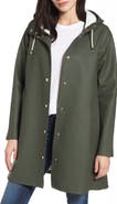 Stutterheim Mosebacke Hooded Long Sleeve Raincoat