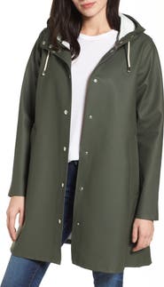Stutterheim Mosebacke Hooded Long Sleeve Raincoat