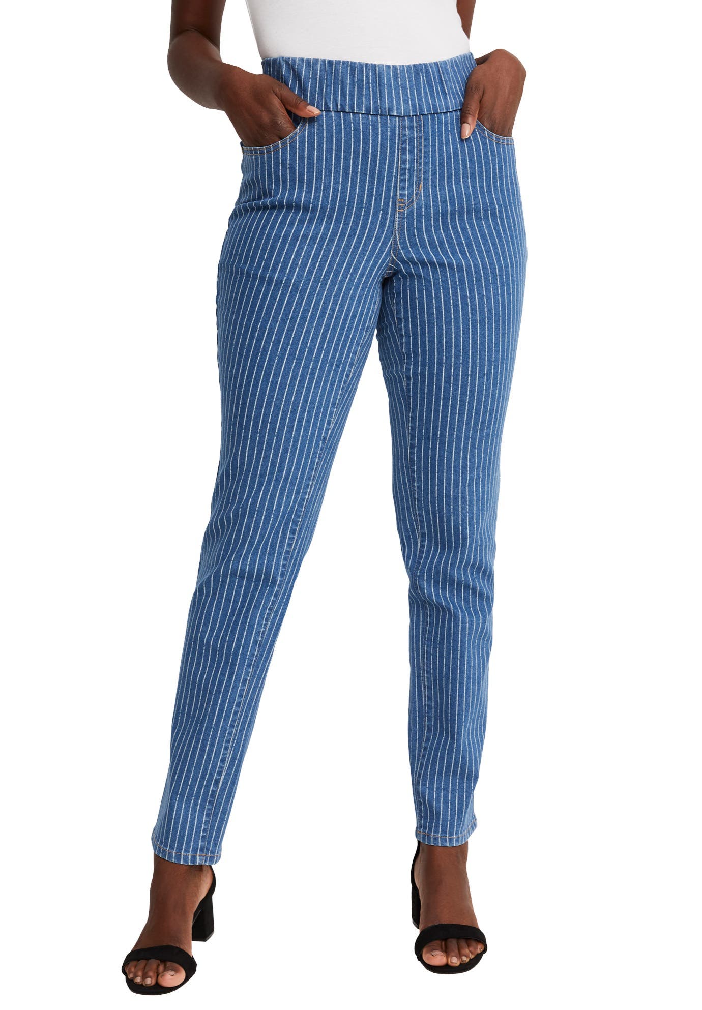 MEDIUM STONEWASH STRIPE
