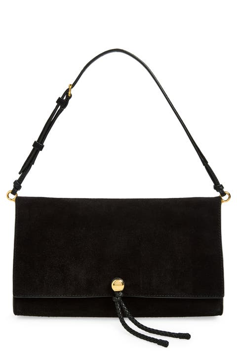 Edit Suede Shoulder Bag