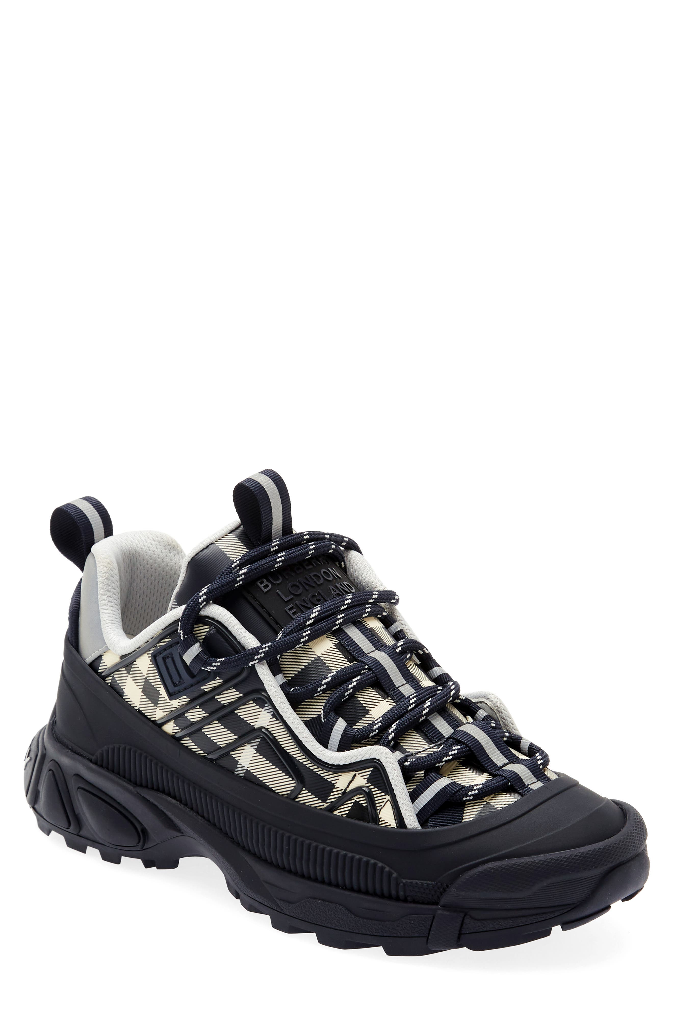 Burberry Kids' Arthur Vintage Check Sneaker, Main, color, 