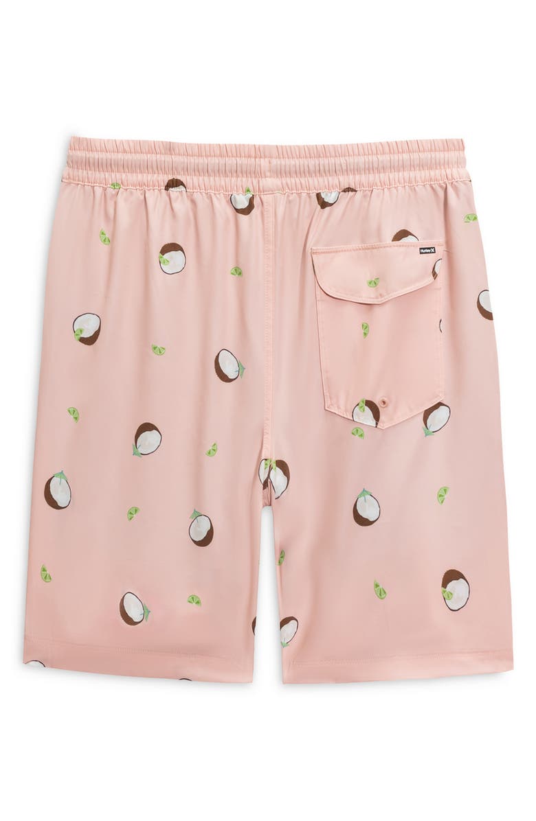 Hurley Punta Mita Volley Swim Shorts, Alternate, color, Candy Pink