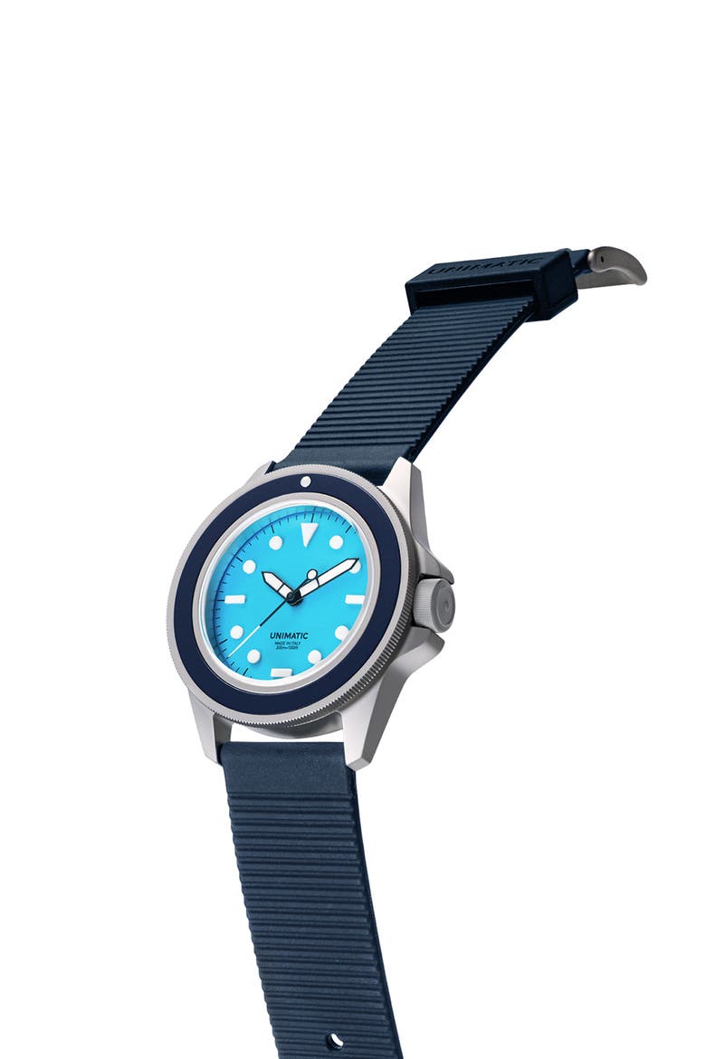 Swimming Pool Diving Watch, 41.5mm, Alternate, color, BLUE