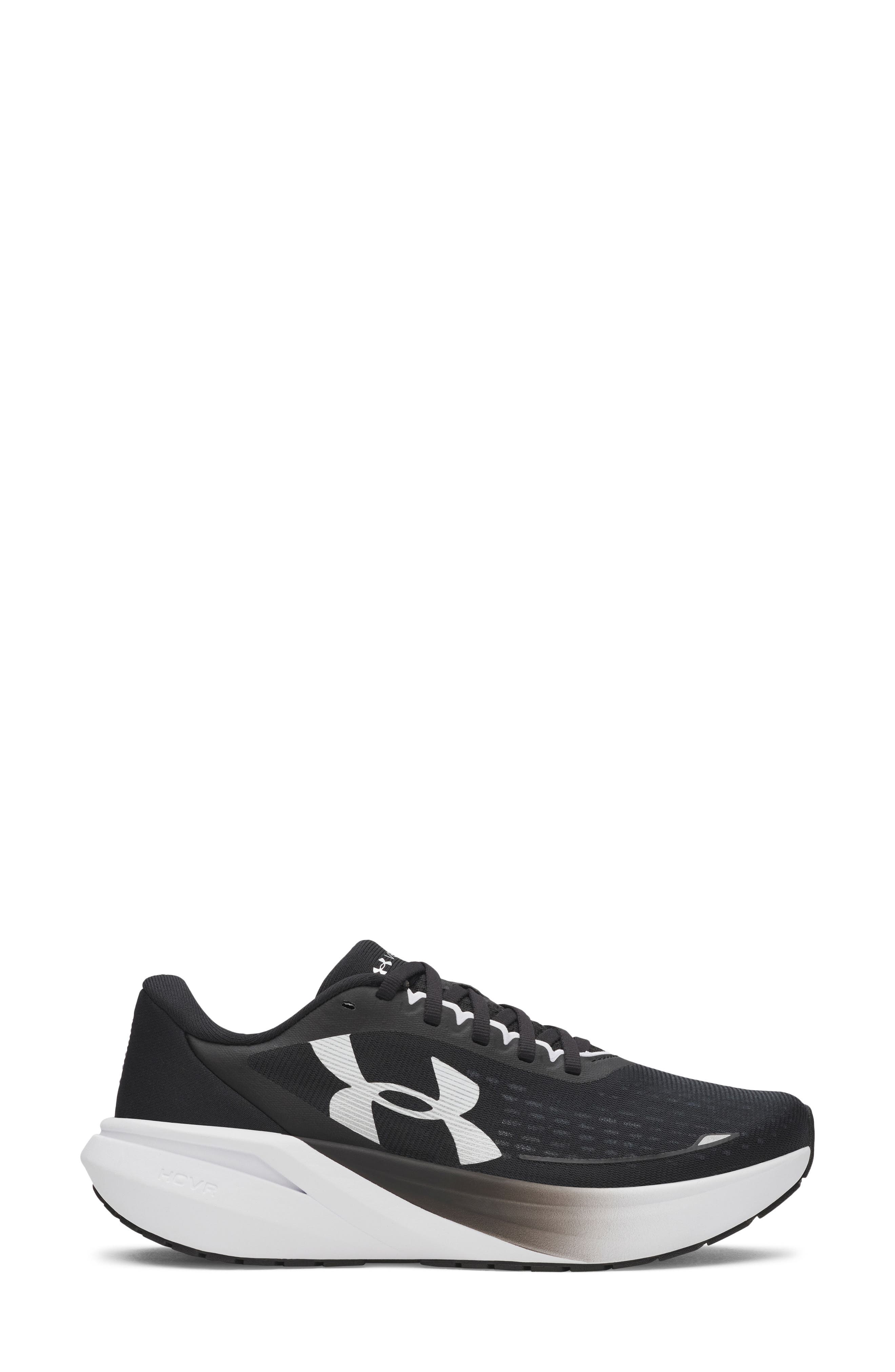 Under Armour UA Velociti Pace Running Shoe, Alternate, color, Black / White / White