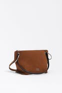 BIMBA Y LOLA Medium Suede Trapecio Bag