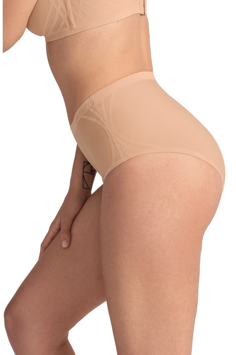 Silhouette Shaping Briefs, Alternate, color, SAND