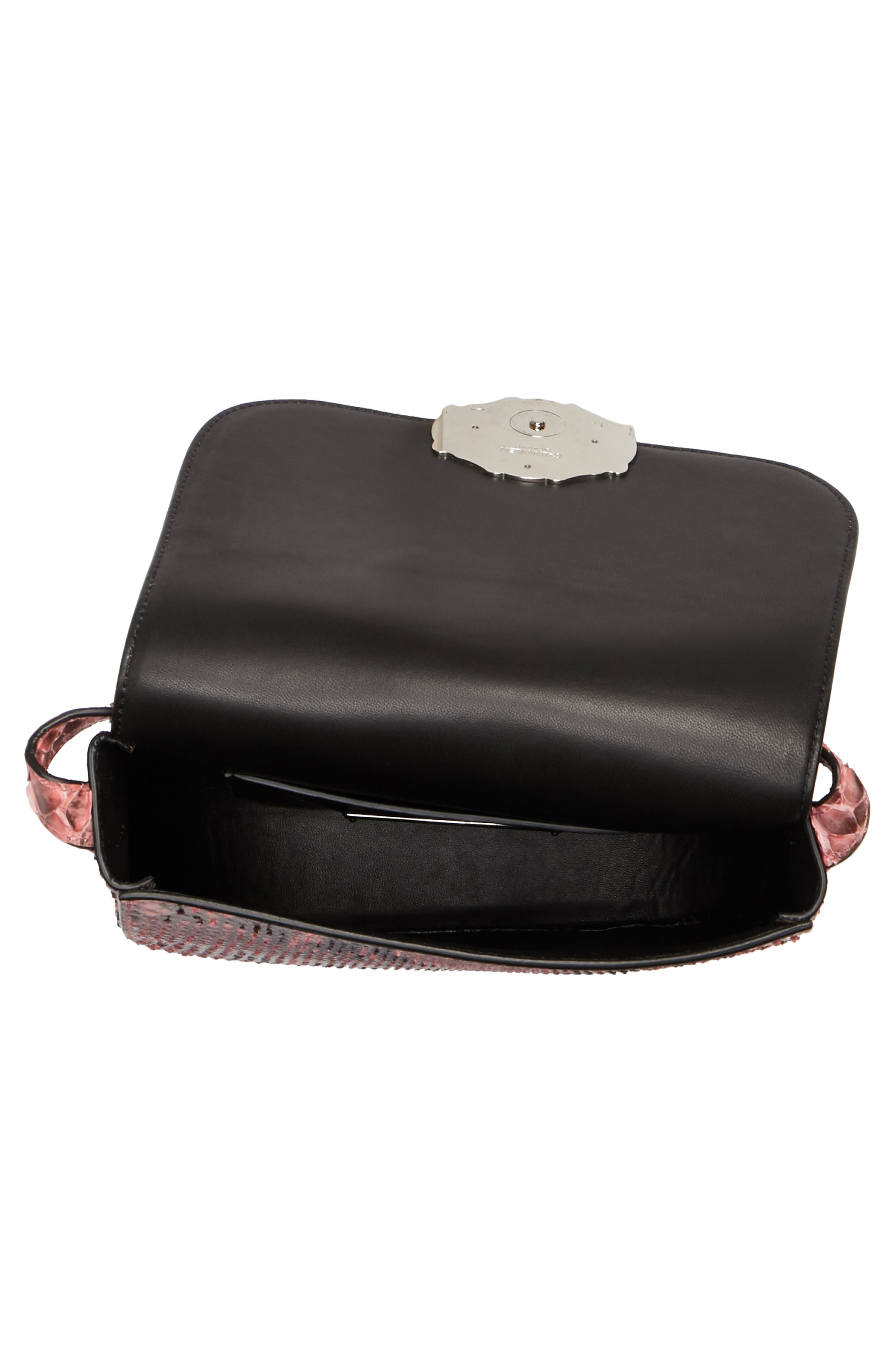 CALVIN KLEIN 205 W395NYC Genuine Python Shoulder Bag, Alternate, color, 