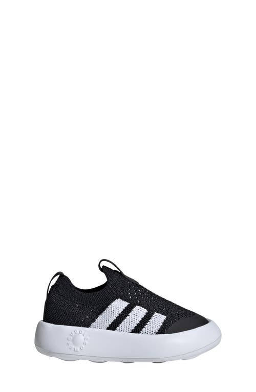 Adidas Originals Adidas Kids' Bubblecomfy Knit Sneaker In Black/white/black