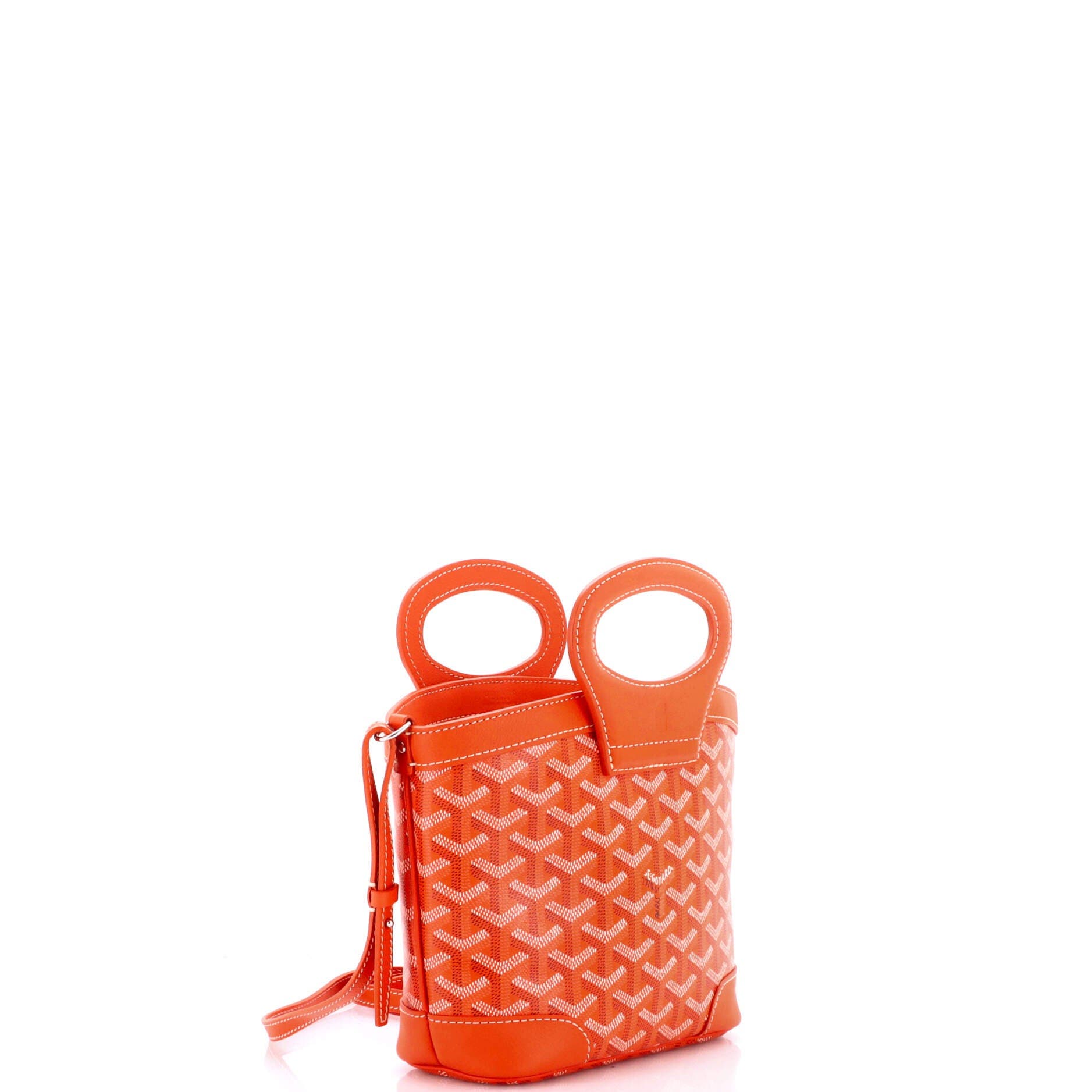 Pre-Owned Goyard Beluga Bag Coated Canvas Mini, Alternate, color, Orange