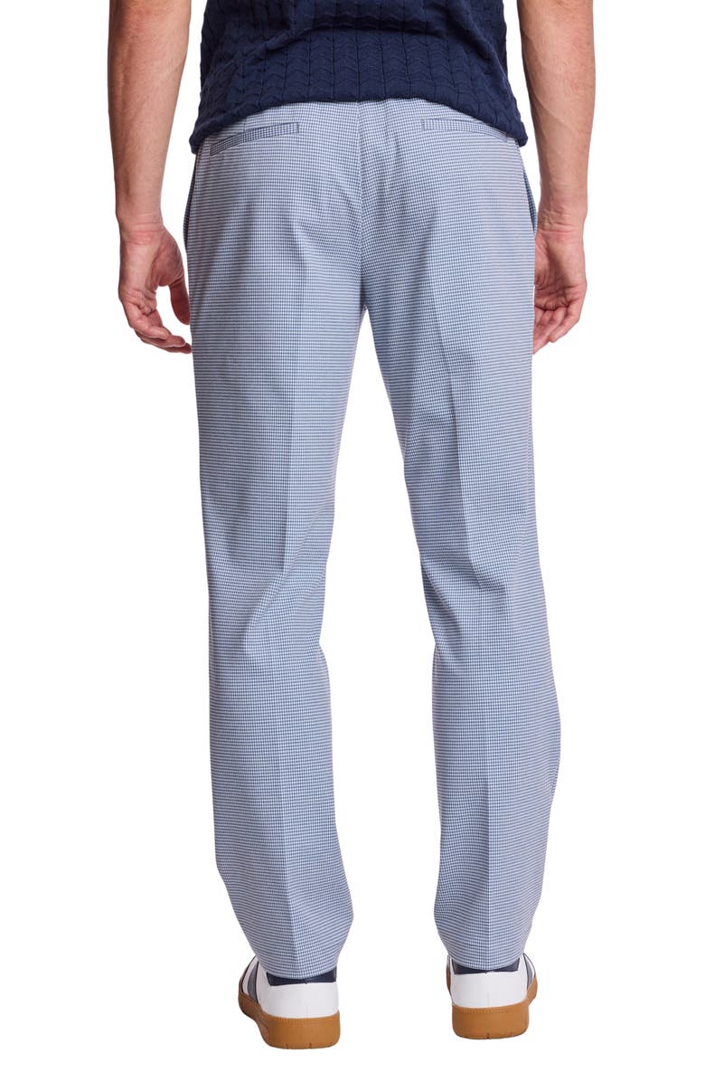 PAISLEY & GRAY Chester Slim Fit Drawstring Pants, Alternate, color, Navy Knit Houndstooth