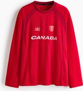 H&M Oversized Fit Printed Football Shirt With Drymove