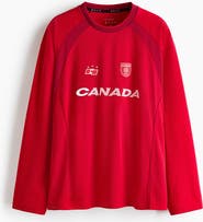 H&M Oversized Fit Printed Football Shirt With Drymove