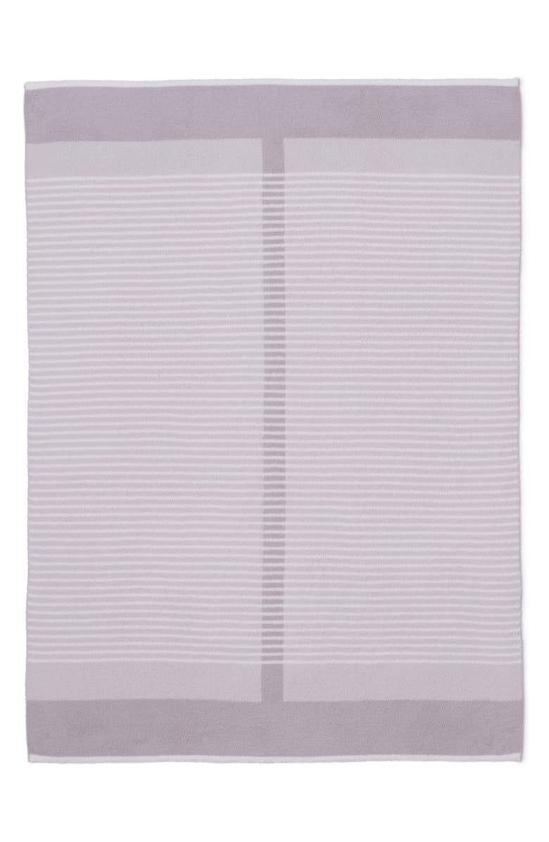 Barefoot Dreams<sup>®</sup> CozyChic<sup>®</sup> Center Stripe Throw Blanket, Alternate, color, Sandstone Multi