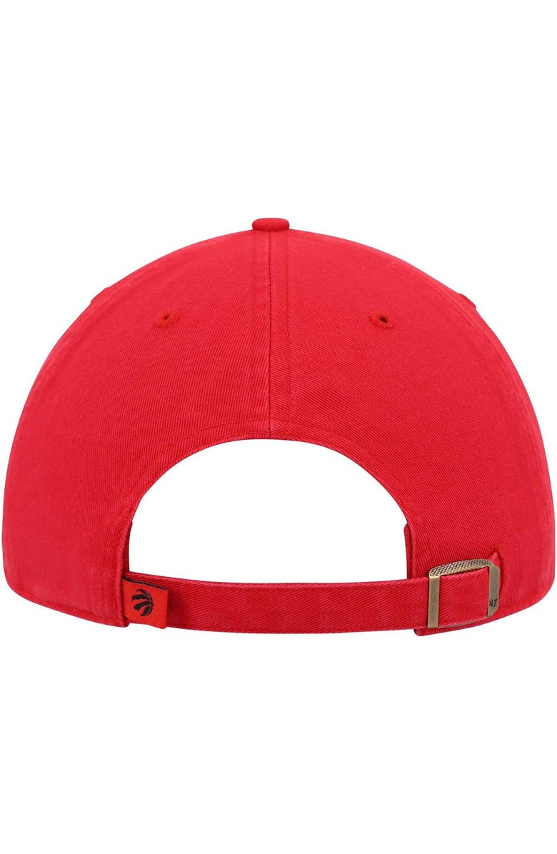 '47 Men's '47 Red Toronto Raptors Team Clean Up Adjustable Hat, Alternate, color, Red