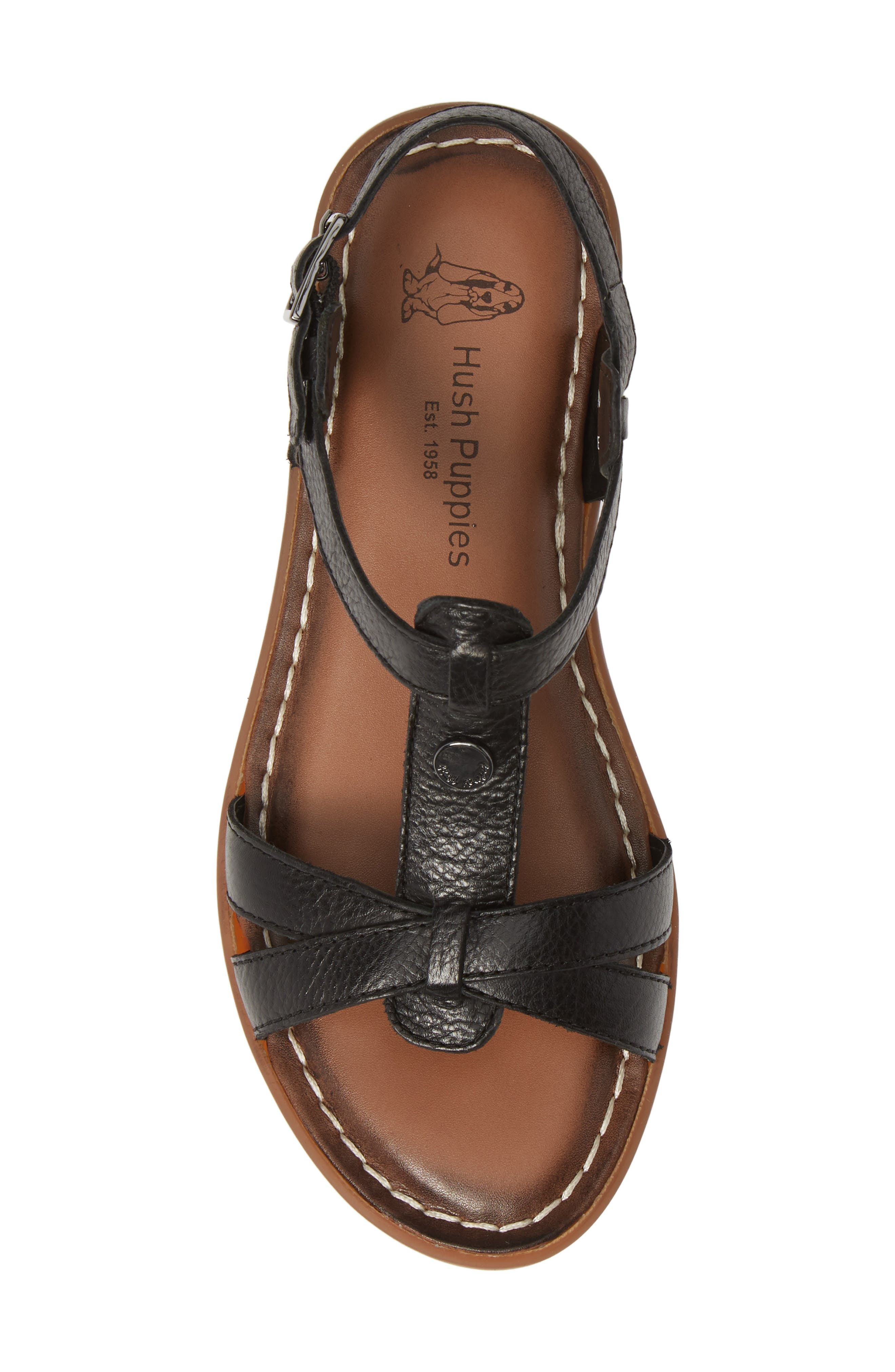 Hush Puppies<sup>®</sup> Olive T-Strap Sandal, Alternate, color, 