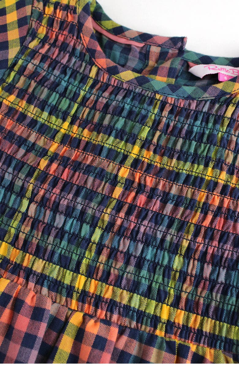 RuffleButts Harvest Rainbow Long Sleeve Romper & Leggings Set, Alternate, color, 