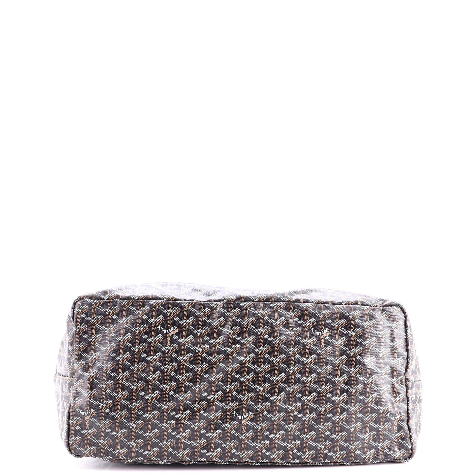 Pre-Owned Goyard Saint Louis Tote Coated Canvas GM, Alternate, color, Brown