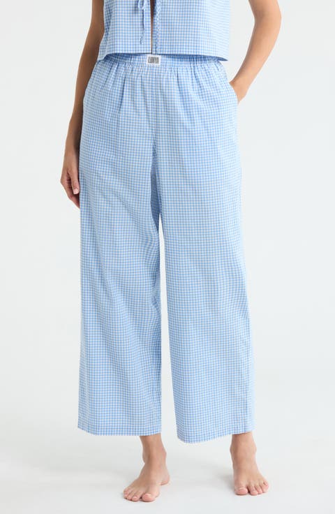 Airy Cotton Ankle Lounge Pants