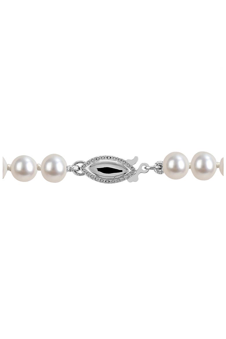 Cultured Pearl Bracelet, 5–5.5mm, Alternate, color, WHITE
