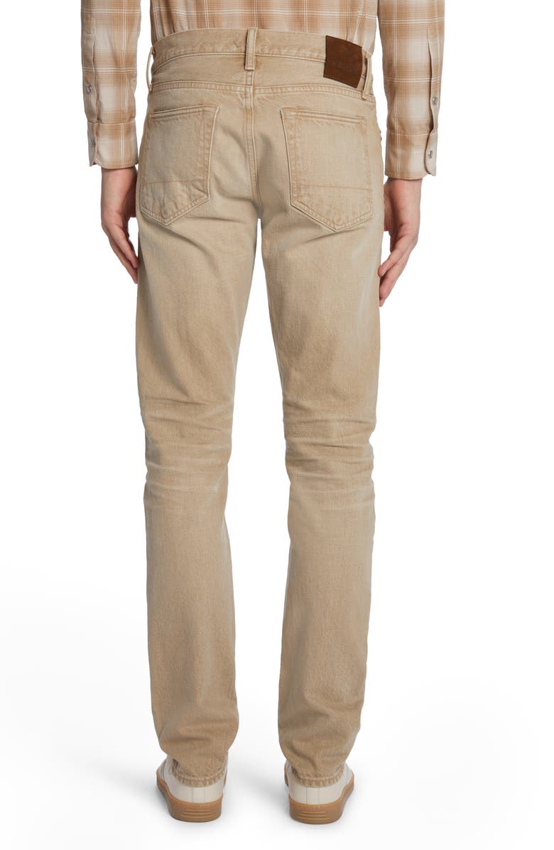 TOM FORD Slim Fit Jeans, Alternate, color, Dark Sand
