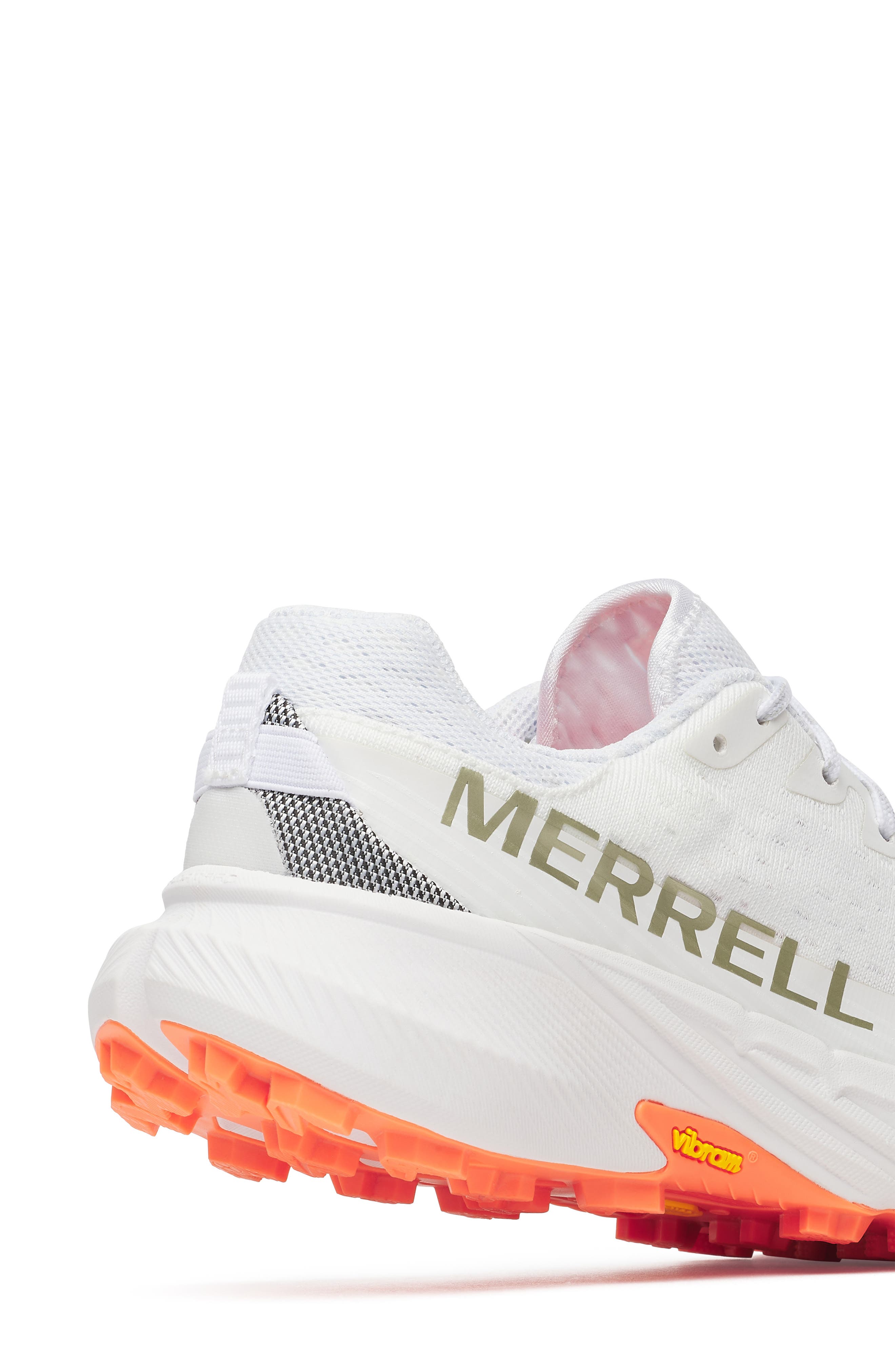 Merrell Agility Peak 5 Running Shoe, Alternate, color, White/ Flare