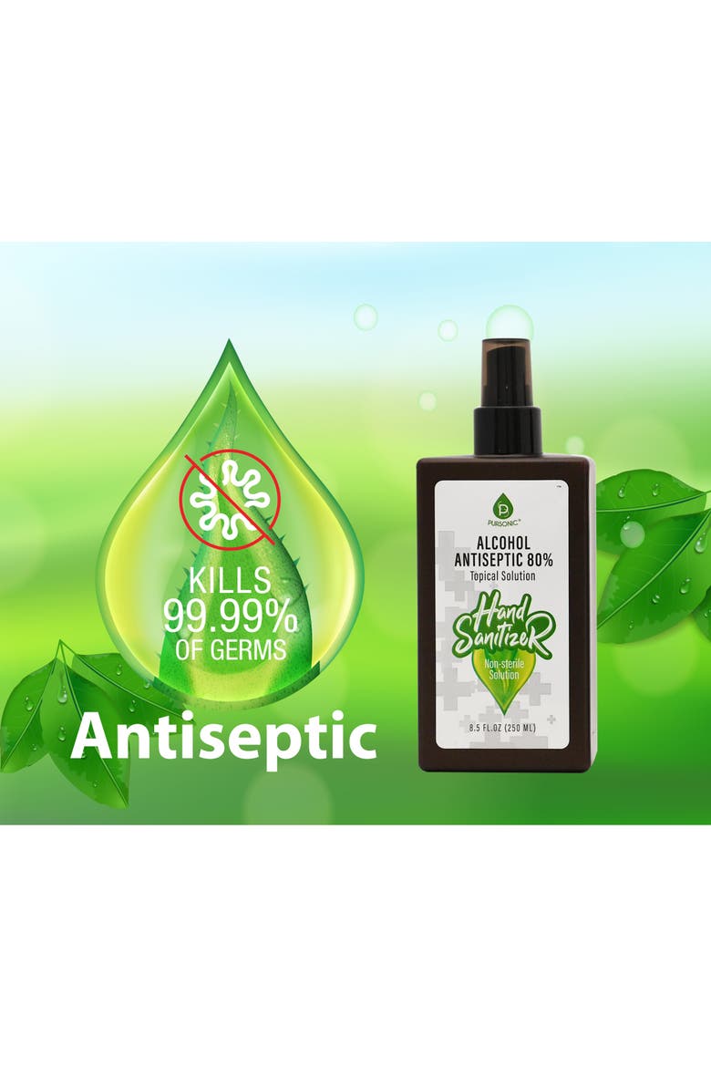 Moisturizing Hand Sanitizer 80% Alcohol, Alternate, color, Brown