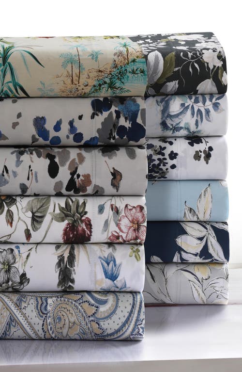 Azores Home Amalfi 300 Thread Count Sateen Sheet Set In Multi