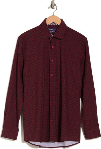 Slim Fit Wrinkle Resistant Performance Stretch Button-Up Shirt