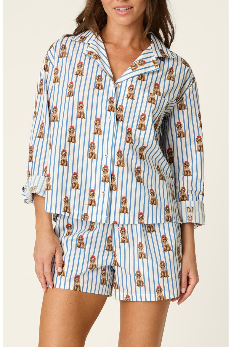 Afterparty 2-Piece Pajama Set, Main, color, DEEP NAVY