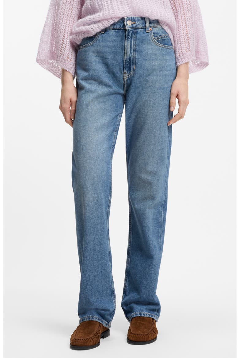 Ada High Waist Wide Leg Jeans, Main, color, OPEN BLUE