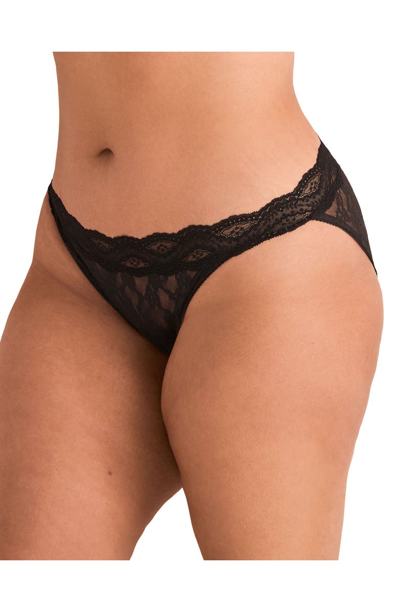 Adore Me Maud Bikini Panties, Main, color, Black