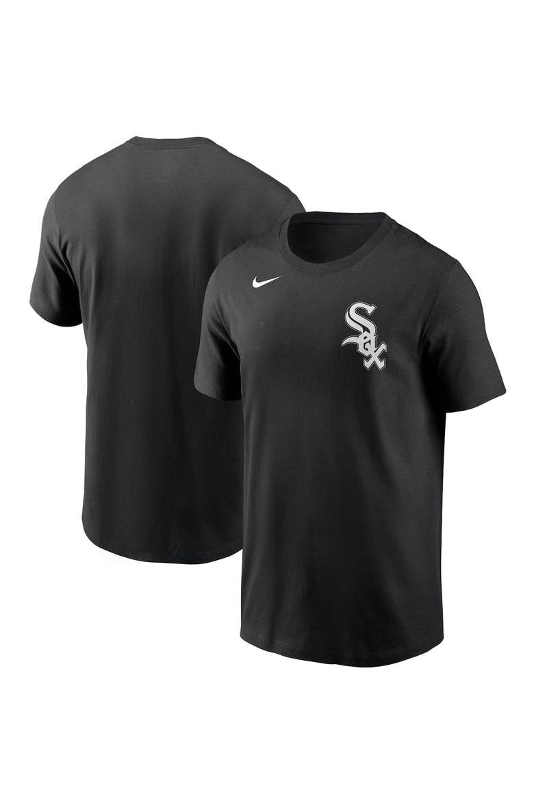Men's Nike Black Chicago White Sox Team Wordmark T-Shirt, Main, color, Black