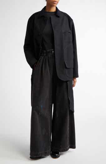 Heavy Cotton & Wool Reversible Double Coat